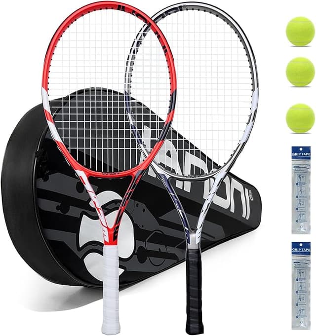 Tennis Rackets for Adults, Pre-Strung 27 Inch Tennis Racquets-2
