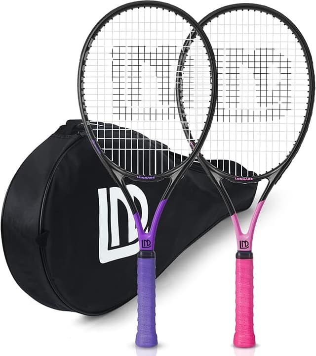 Durable 27 Inch Tennis Racket 2 Pack